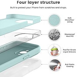 Vooii Compatible with iPhone 15 Pro Case, Upgrade
