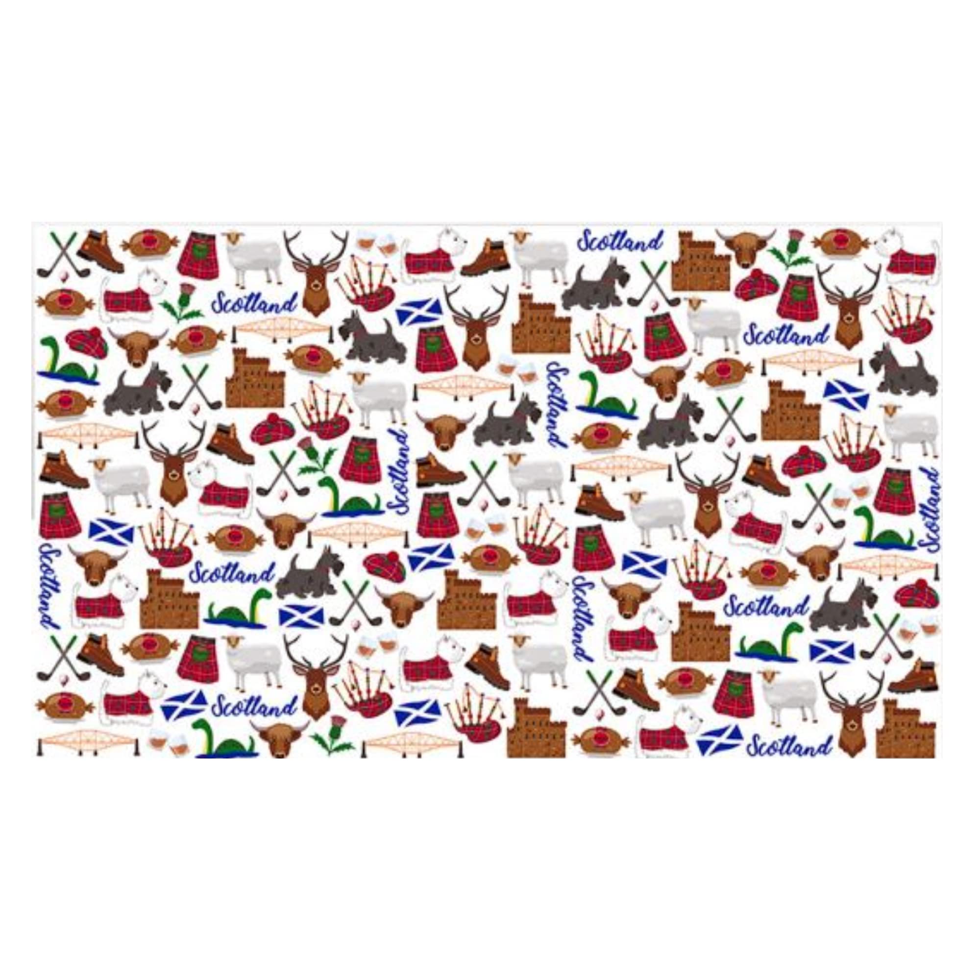 Elgate Scotland Icons Tea Towel