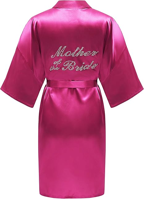 bademantel braut und brautjungfern