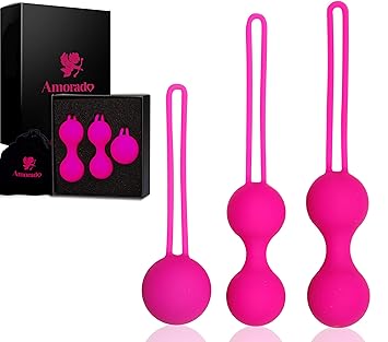 Premium Liebeskugeln 3er Set - Attraktives Beckenbodentraining für Frauen - Optimale Stärkung der Vaginalmuskulatur - Perfekt