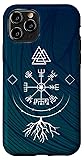 Vegvisir viking compass of Norse Mythology with
