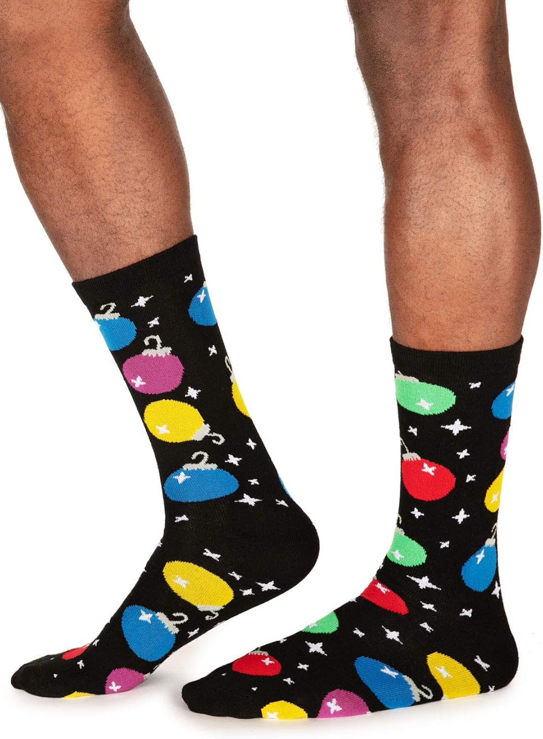 Tipsy Elves' Men's Christmas Bulb Socks Funny Holiday Themed Gift