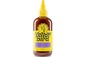 YELLOWBIRD FOODS Yellowbird® Classic Ghost Pepper Hot Sauce 9.8 oz. Pantry Size (Real Hot | 1 Bottle | Made in Texas)