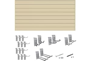CrownWall 6" Basic Bundle (8x4 ft) with 20-Piece Locking Hook Kit (Sandstone)