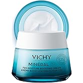 Vichy Mineral 89 Fragrance Free Cream, Moisture Boosting Cream with Hyaluronic Acid, Daily Face Moisturizer, Available in 3 Formulas For All Skin Types, Dry & Sensitive Skin & Mattifying for Oily Skin