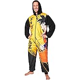 Dragon Ball Z One-Piece Pajamas for Men with Hood - Anime Gifts for Him