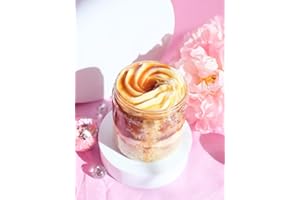 Cute as a Cupcake! Cupcakery & Bake Shop Cutie Cupcake in a Jar! READY-TO-EAT, Hand-crafted & made from Scratch with Cream Cheese Icing, Gifts, Corporate Gifts, Birthday Celebrations, Sweet Treat, 8oz Serves 2 (Salted Caramel Vanilla)