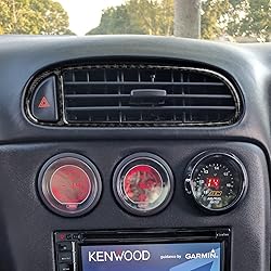 Carbon Fiber Car Central Air Outlet Sticker Decal