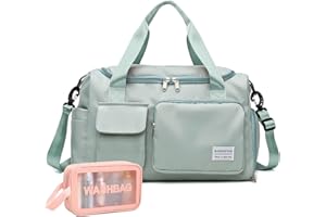 BEULPTN Small Gym Bag for Women, Travel Duffle Bag Carry On Weekender Bag with Shoe Compartment