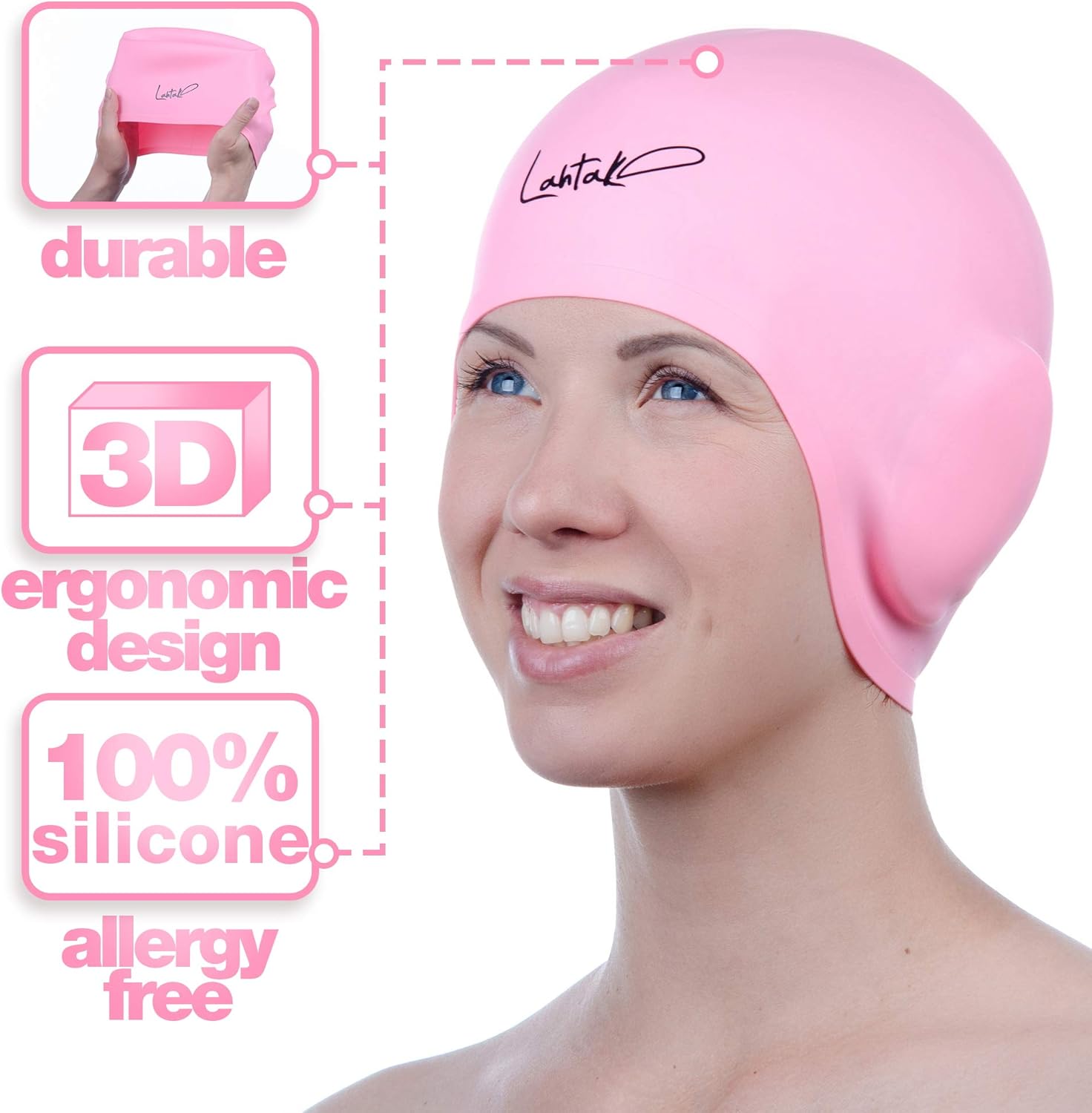 de silicona impermeable lahtak gorro