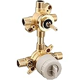 Moen U232CIS M-CORE 3-Series Mixing 2 or 3 Function Integrated Transfer Valve with CC/IPS Connections and Stops, or Unfinishe