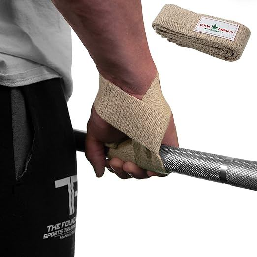 Gym Hemp Lifting Wrist Straps (Pair) 3X Stronger Than