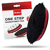 Maxshine 6” Microfiber One-Step Polishing Pad | EVA Foam with Hook & Loop Backing for Fast Pad Changes & Uniform Pressure | Compatible with DA & Rotary Polishers | Paint Correction & Swirl Removal