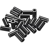 uxcell ABS Round Spacer Washer ID 4.2mm OD 7mm L 15mm Plastic Standoff for 3D Printer TV Wall Mounting Electrical Outlet, Bla