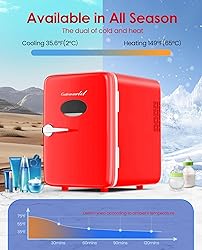 CUTIEWORLD Skincare Fridge - 4L Mini Fridge for