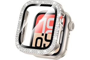 Goton Bling Screen Protector Compatible for Apple Watch Series 10 9 8 7 6 5 4 SE 2 41mm 44mm 40mm 45mm 46mm 42mm Case for Wom