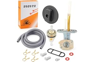 ZOZOYE Fuel Valve Petcock Tank Switch and LEVER Compatible with Arctic Cat 250 300 375 400 454 500 1998-2005 0470-445 0470-408