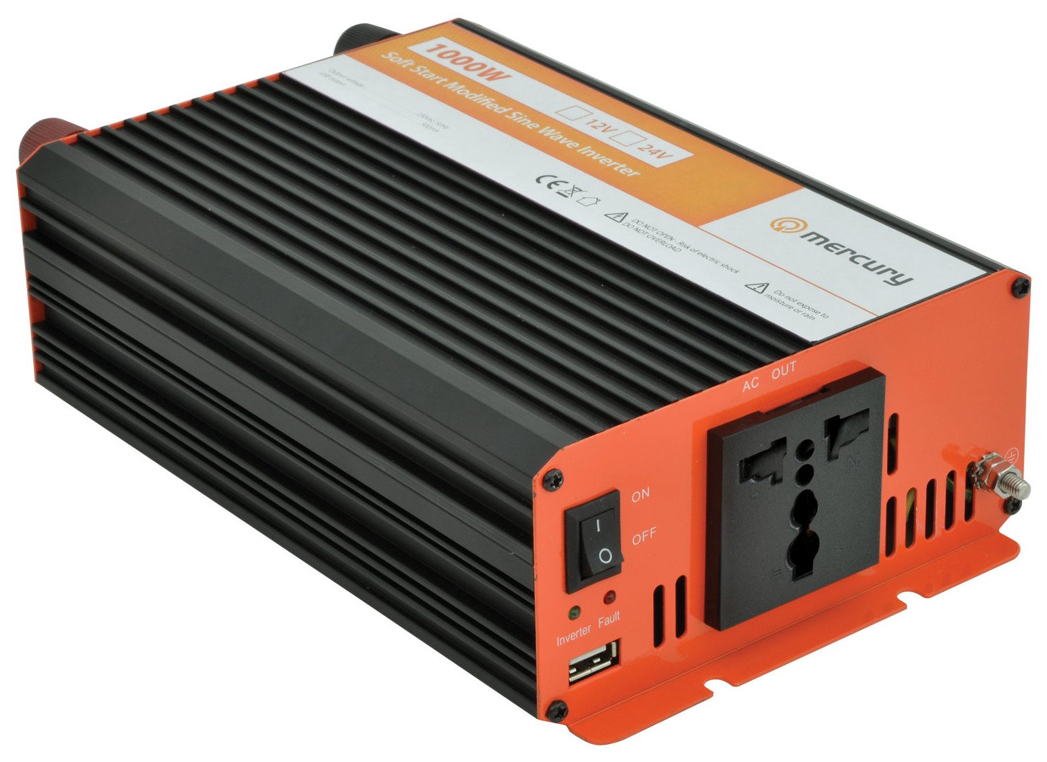 Mercury | Modified Sine Wave Inverter | 12Vdc - 1000W
