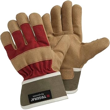 Ejendals 90088-4 Handschuh'Tegera 90088' aus Synthetikleder Größe 4 braun/rot 4