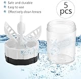 Medo 5 Pcs Contact Lens Barrel Case Cleaner, Manual Rotation view 4