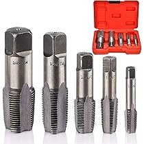 BRUBAKER 3/4-14 NPSC Long Pipe Plug Tap – 4 Flute TiN Coated, 5-1/8″ OAL – Made In USA (QTY:1)