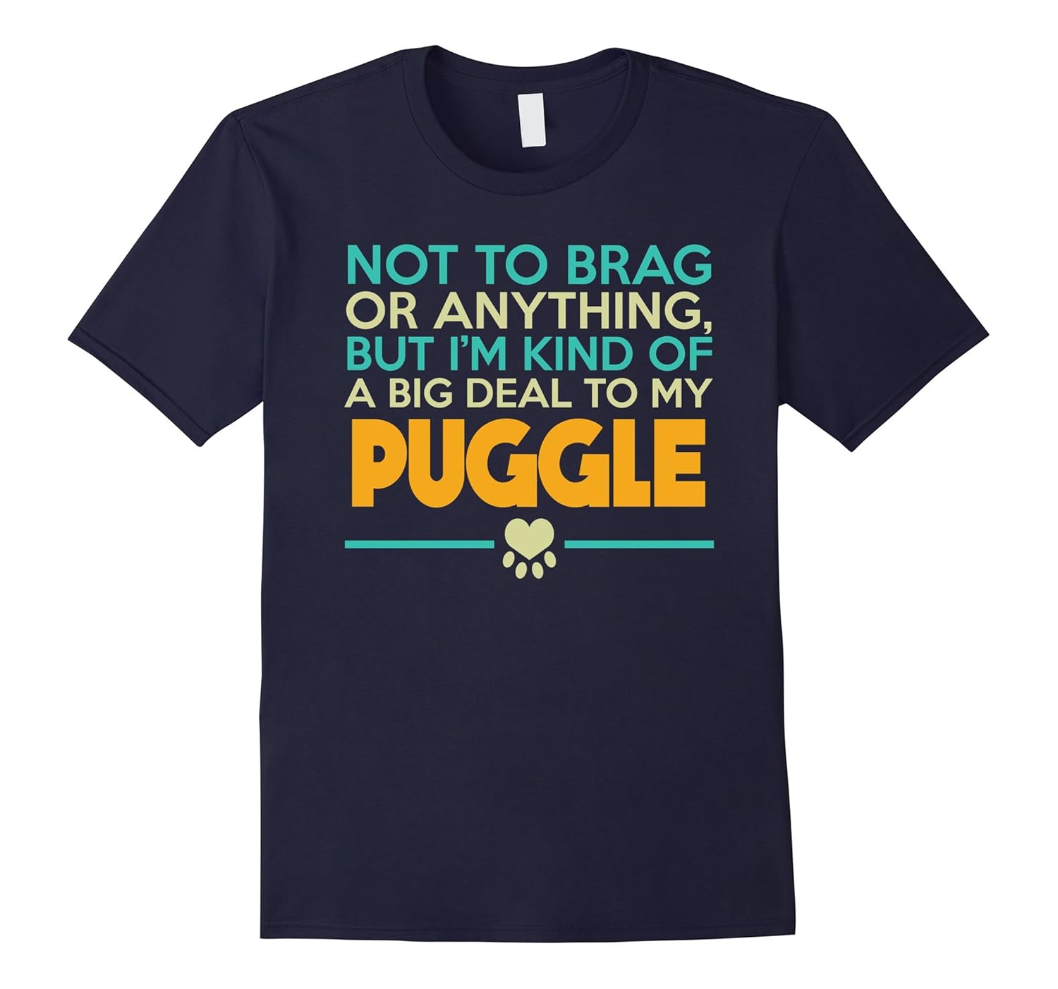 Puggle Funny Sarcastic Dog T-Shirt-Rose