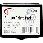 Lee&reg; Fingerprint Ink Pad, Black
