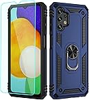Galaxy A13 LTE 4G Case,(NOT for 5G) Samsung A13 Case,with Screen Protector,[Military Grade] 16ft. Drop Tested Cover with Magn