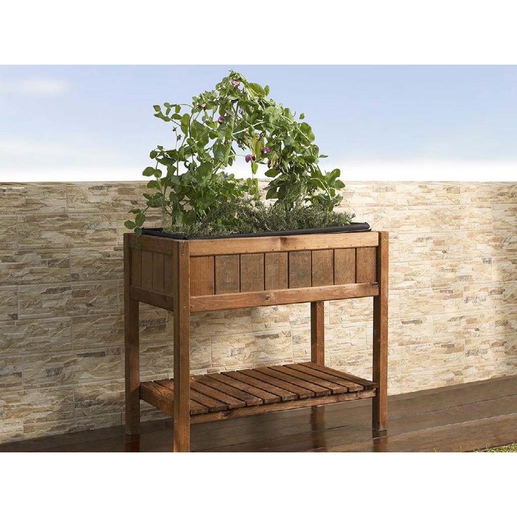 Mesa de cultivo de madera germin 40: Amazon.es: Jardín