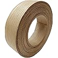 ebpsneer Real Red Oak 1-1/2 inch ×26ft Wood Veneer Edge Banding Roll,Pre-glued Iron On Wood Veneer Edging-Backed with Hot Melt Adhesive-Flexible Wood Veneer Edgebanding for Furniture Restoration