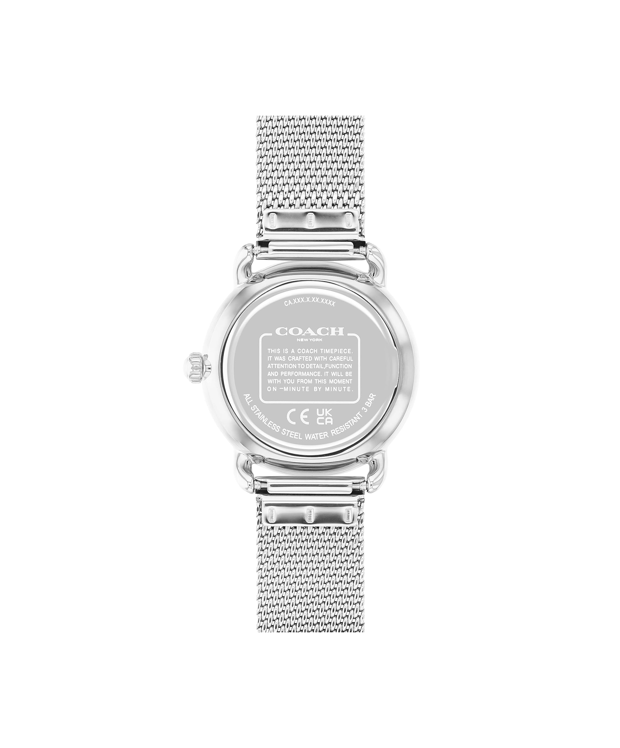 Coach Elliot Women's Watch, Elegant and Sophisticated Style Combined, Premium Quality Timepiece for Everyday Wear, Water Resistant, (Model 14504221)