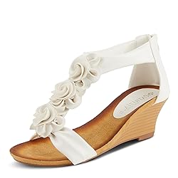 PATRIZIA Spring Step Harlequin Wedge Sandals for
