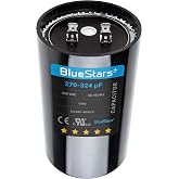 [2025 Upgraded] BlueStars 270-324 uF MFD 330 VAC Motor Start Capacitor | Fits Air Conditioners, Heat Pumps and Condensers - Up to 30,000-Hour Life