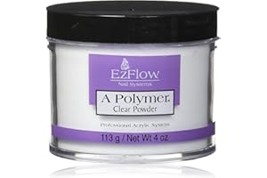 EZFLOW EZ Flow A Polymer Clear False Nails, 4 Ounce