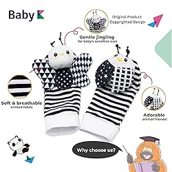 BABY K Baby Rattle Socks & Wrist Toys