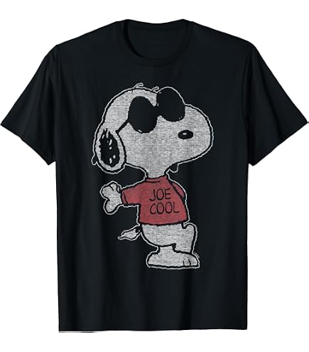 Amazon.com: Peanuts - Snoopy Joe Cool 1971 T-Shirt : Clothing