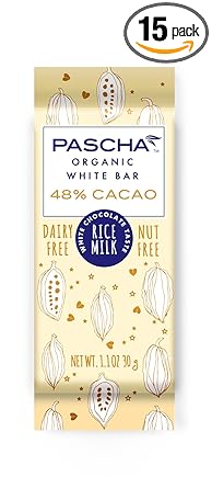 Amazon Com Pascha Organic Vegan Rice Milk White Chocolate Bar