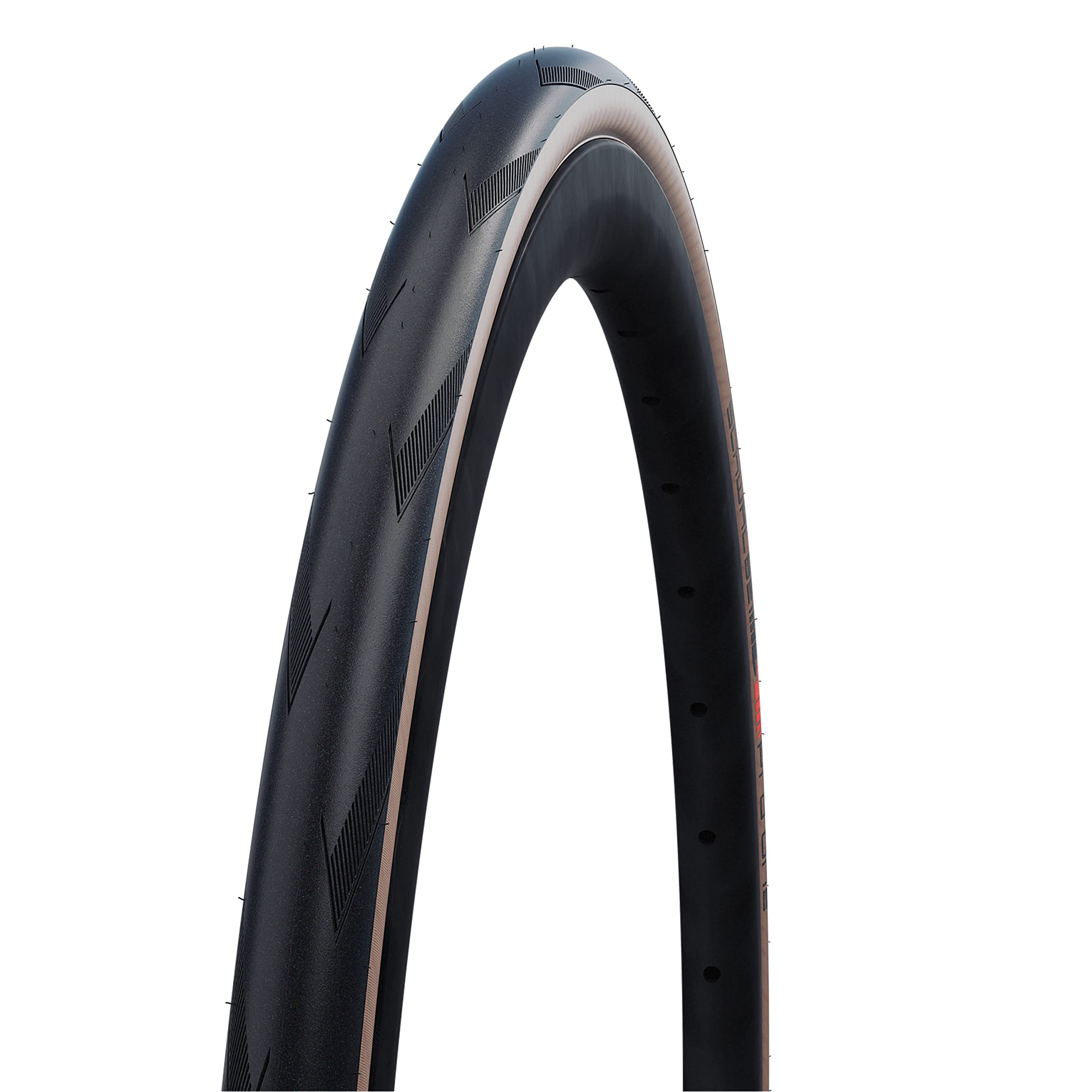 Schwalbe PRO One Tube Type, Pneumatico da Bici Unisex Adulto, Nero, Taglia Unica