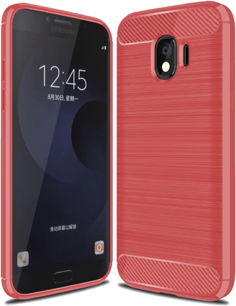 Galaxy J4 2018 Case, Sucnakp TPU Shock Absorption Technology Raised Bezels Protective Case Cover for Samsung Galaxy J4…