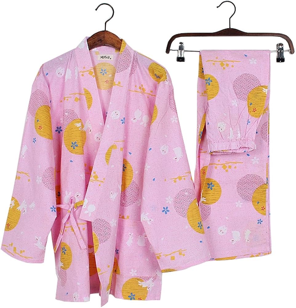 cotton kimono robe long