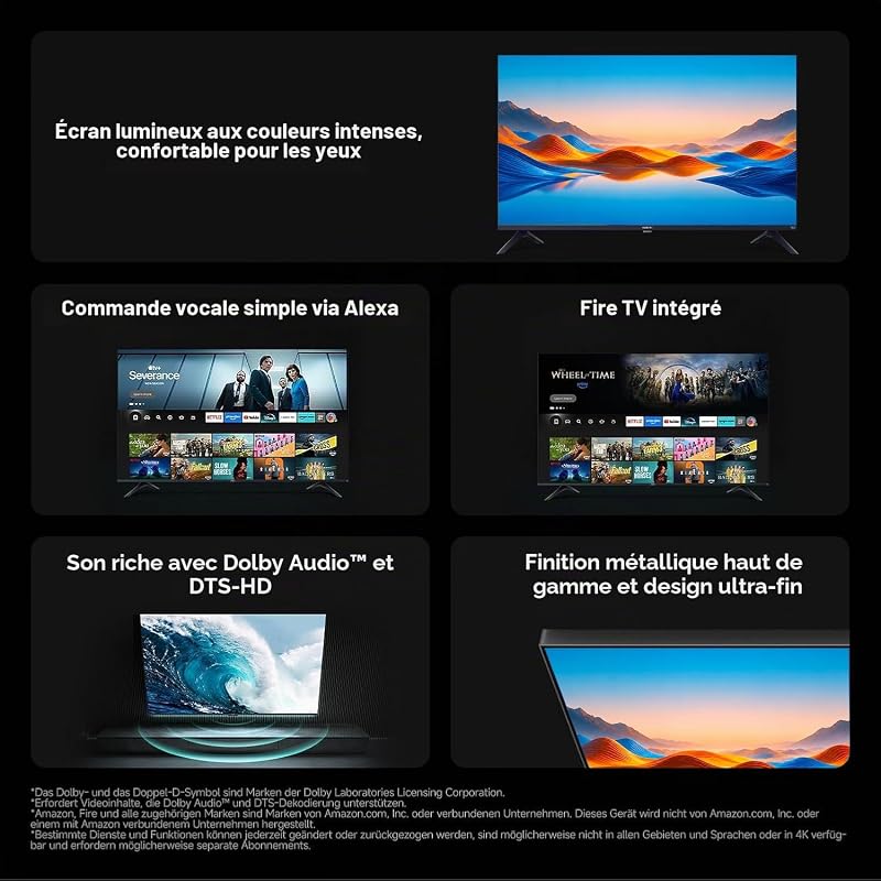 TV 32 2026, HD Smart TV Fire OS14 Alexa Voice Control L32MB-FAVEU — photo 2 sur 8