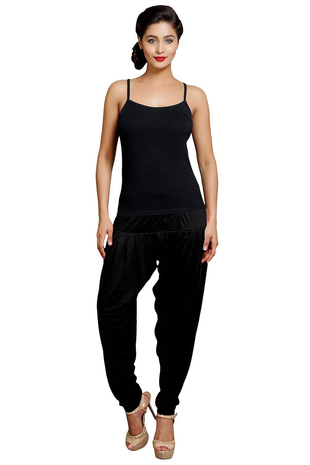 goodtry women's patiyala free size-blk