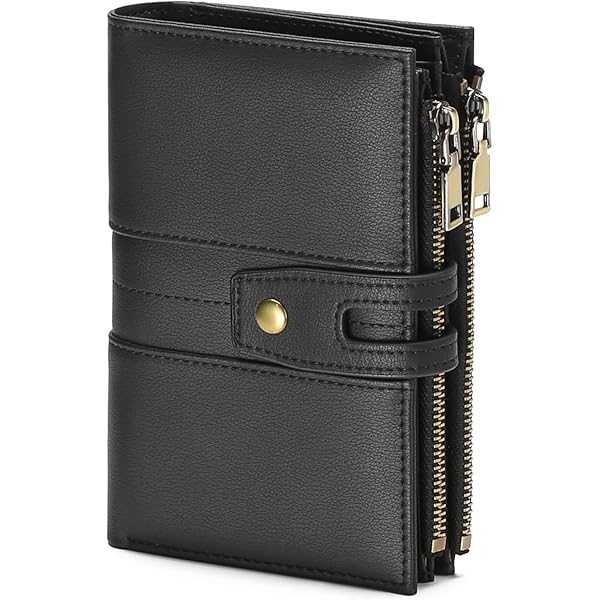 Amazon.com: Bveyzi Small Soft Leather Wallet for Women RFID