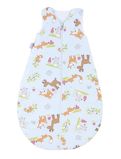 Julius Zöllner 9041015073 Sommerschlafsack 110, Waldtiere, blau