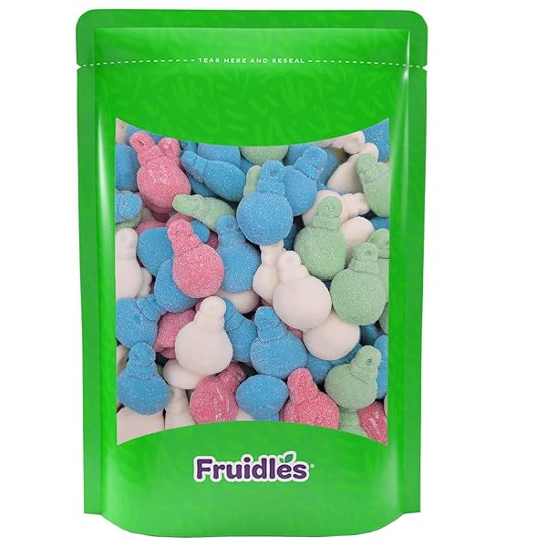 FRUIDLES GLITTER ORNAMENTS GUMMY CANDY, DELICIOUS GUMMIES, FUN AND FESTIVE HOLIDAY SNACKING, PARTY FAVOR (2.2 POUNDS)