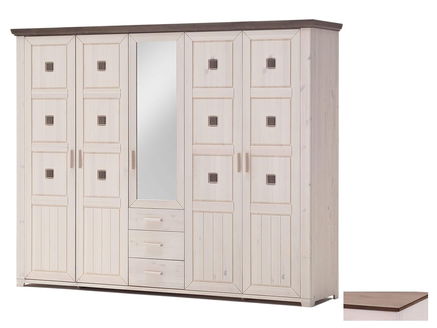 Kleiderschrank Schlafzimmerschrank Schrank Holzschrank Wäscheschrank