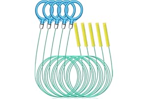 VIVIDLY 50 Inch Drain Snake Unclogger (5 Pack), Break-Resistant Metal for Stronger Sturdiness, Flexible drain unclogger for Bathrooms,Bathtubs, Drain Hair Traps.