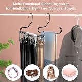 Mkono Hat Organizer Metal Baseball Cap Holder Closet Rack Set of 2 Holds 20 view 5