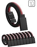 VIMVIP 30cm Male to Female Servo Extension Lead Wire Cable for KK MWC Eagle Control Board (Pack of 10pcs)