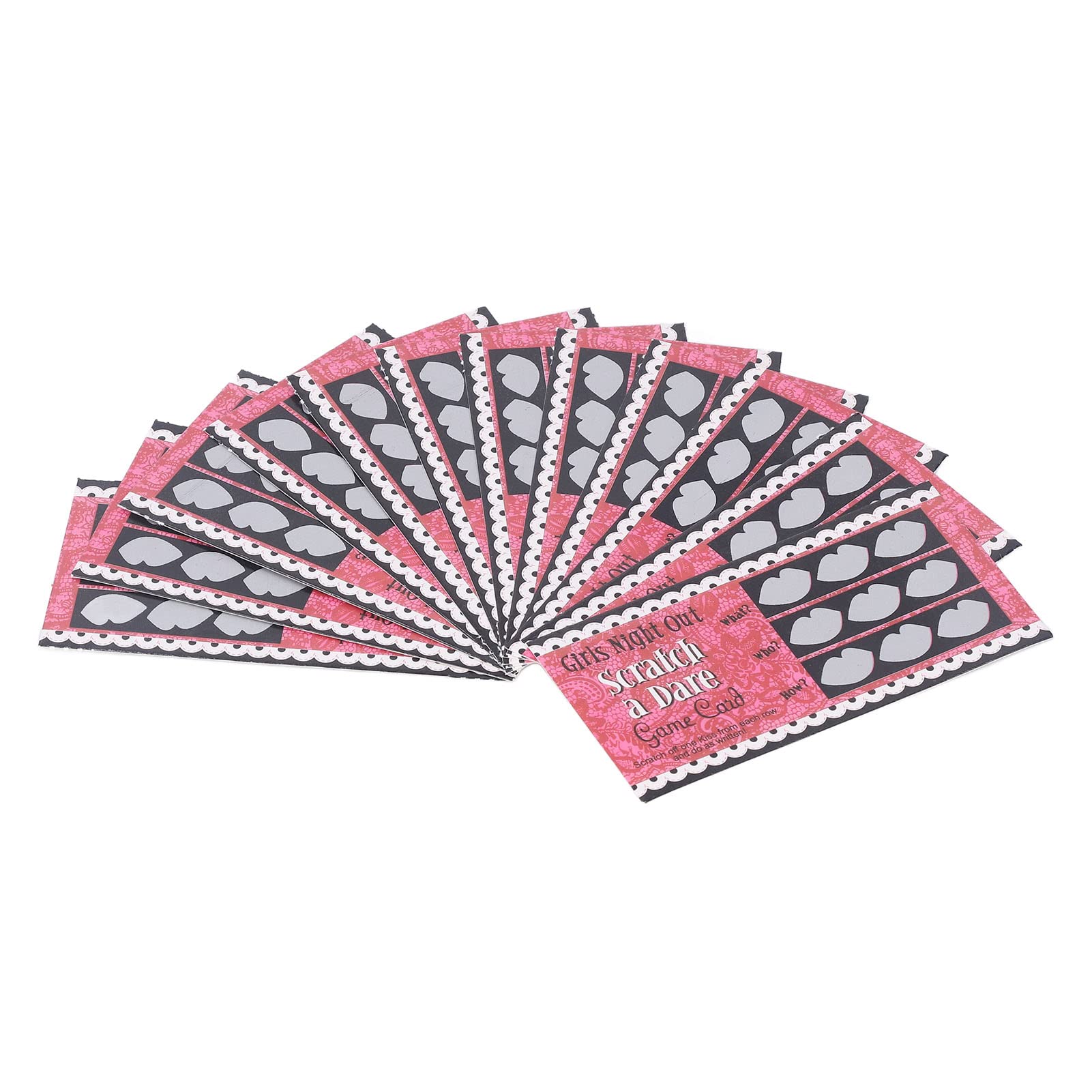 TOPINCN Single Party Dare Cards, 12pcs Truth Game Cards Party Game Scratch Off Dare Cards Playing Scratch Off Cards for Party Supplies Decoration